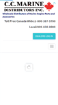 Mobile Screenshot of ccmarine.ca