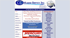 Desktop Screenshot of ccmarine.biz