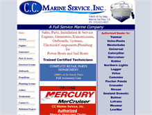 Tablet Screenshot of ccmarine.biz